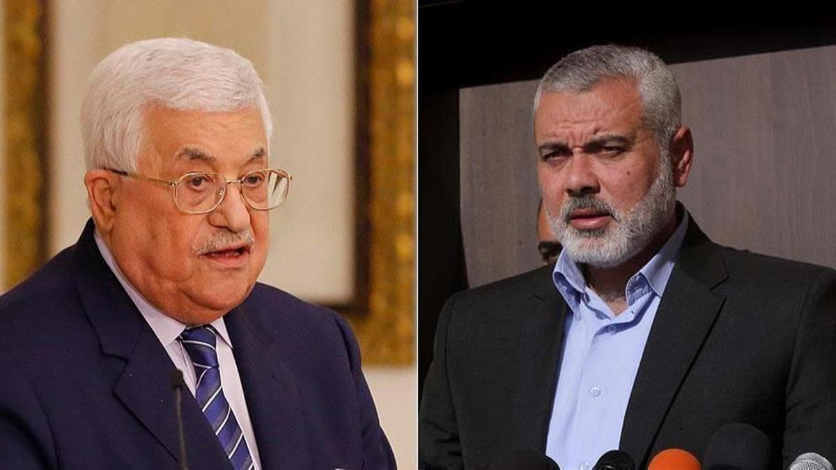 Abbas ve Heniyye: Hi kimsenin Filistin'i, srail'le normallemede kpr olarak kullanmasna izin verilmeyecek