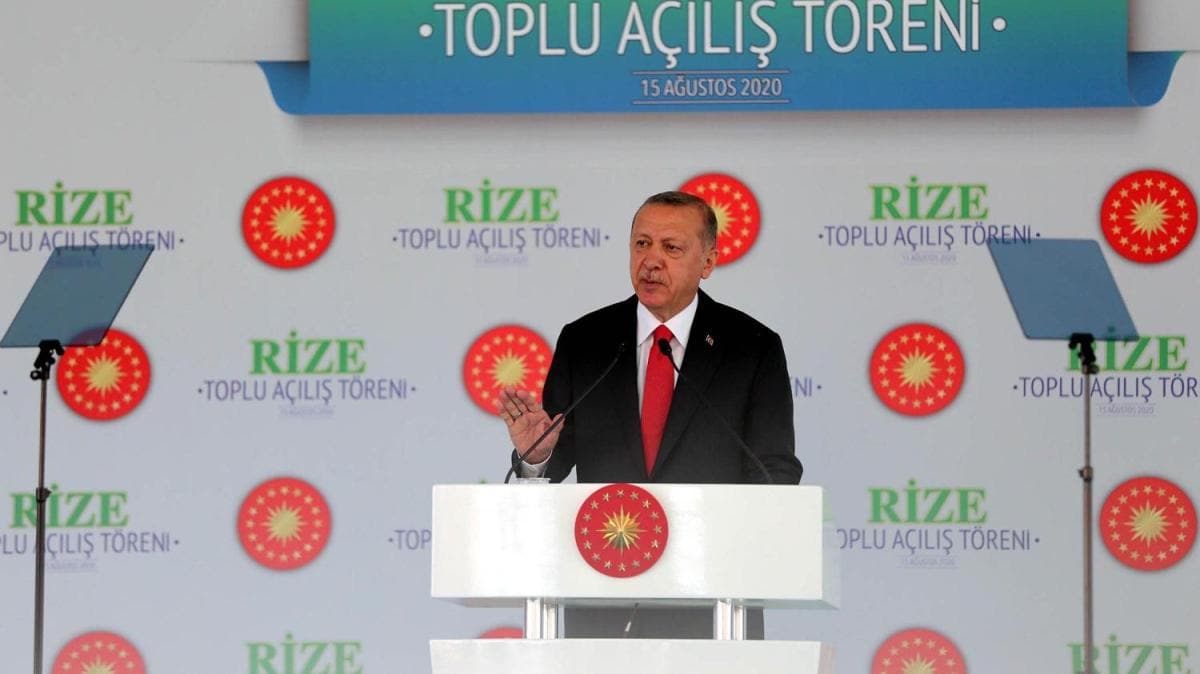 Cumhurbakan Erdoan'dan net Akdeniz mesaj: Haydutlua boyun emeyeceiz ve geri adm atmayacaz