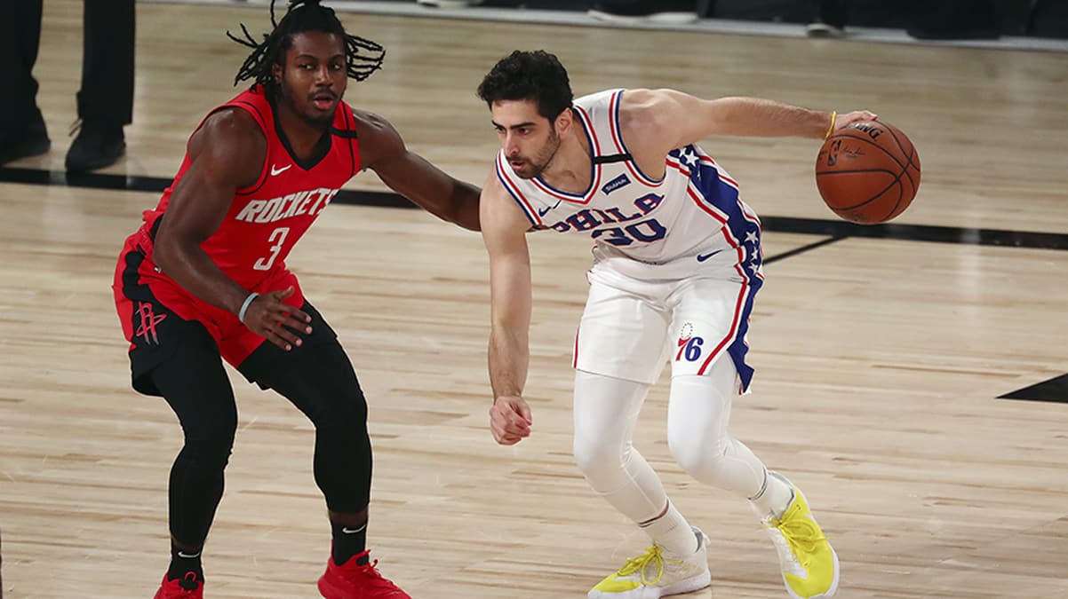 Furkan Korkmaz'�n Philadelphia's�ndan Houston'a 38 say� fark