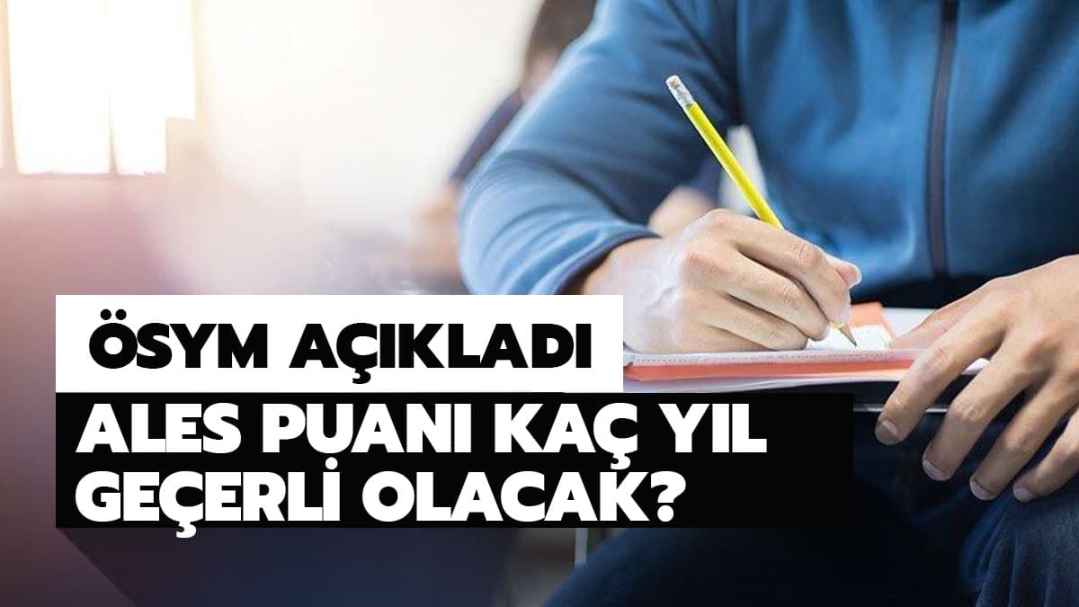ALES puan� ka� y�l ge�erli?
