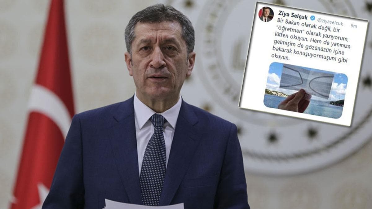 Bakan Seluk: Ltfen maske takn, mesafenizi koruyun ki, ocuklar okullarna kavusun