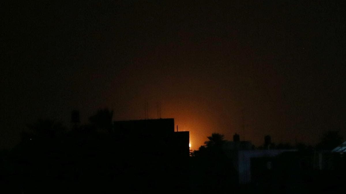 Gazze-srail snrndaki gece gsterilerinde 2 Filistinli yaraland