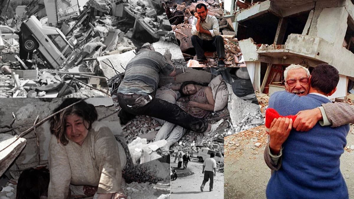 17 A�ustos 1999 depreminden unutulmayan foto�raflar