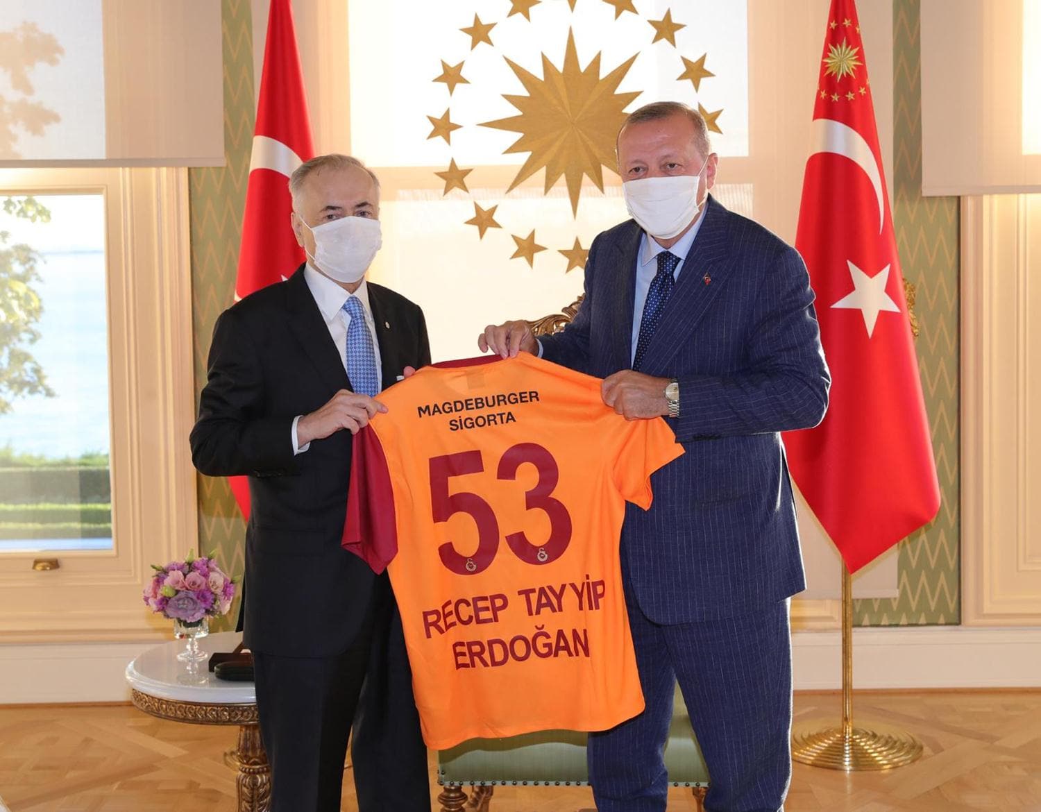 Cumhurba�kan� Erdo�an, Mustafa Cengiz'i kabul etti