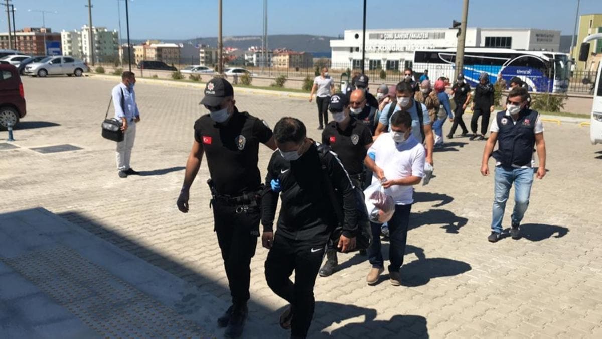 Yunanistan'a kaacaklard! Snmac botundan 13 FET'c kt