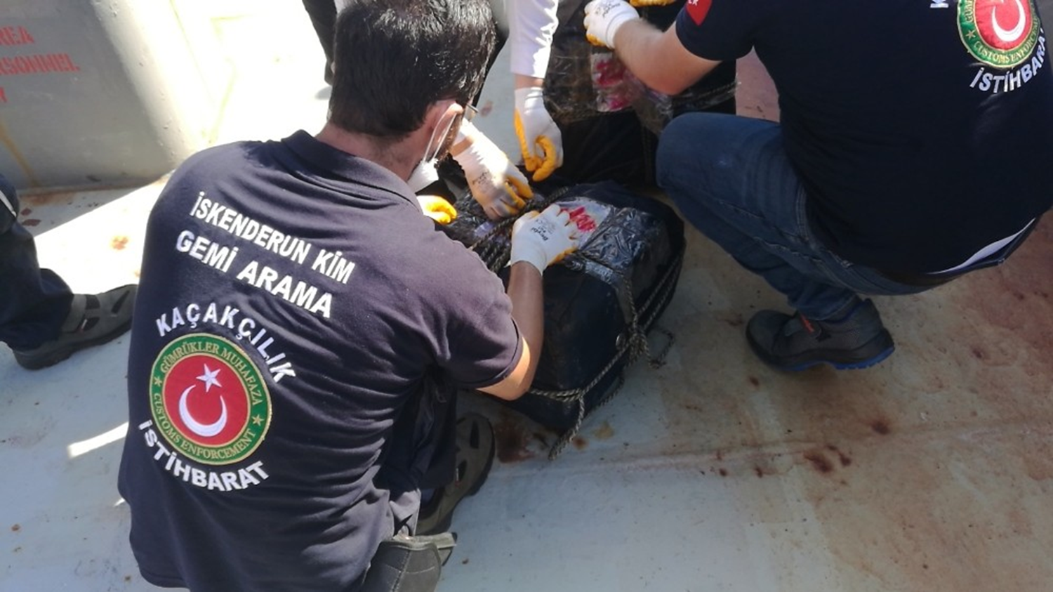 �skenderun'da 72 kilogram 563 gram kokain ele ge�irildi