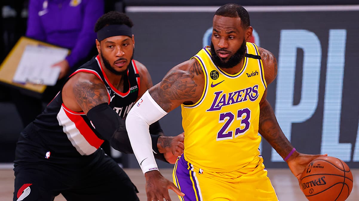 Lider Lakers'a, play-off'ta Portland darbesi