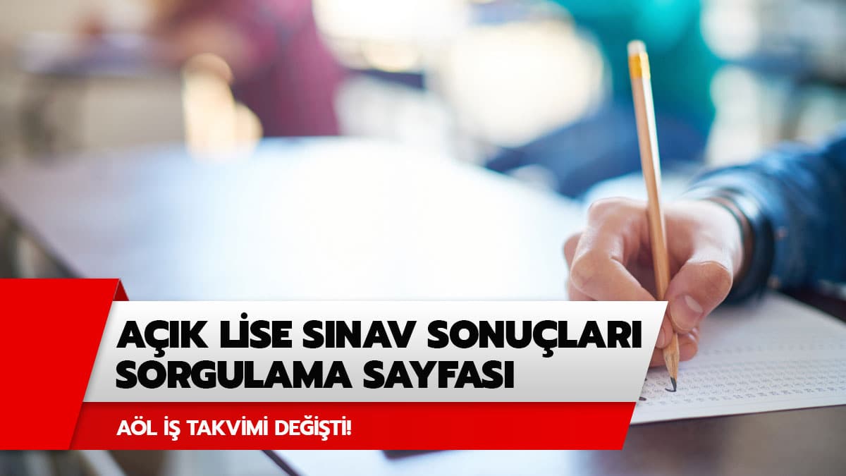 A�L 2020 A��k lise s�nav sonu�lar� sorgulama sayfas�