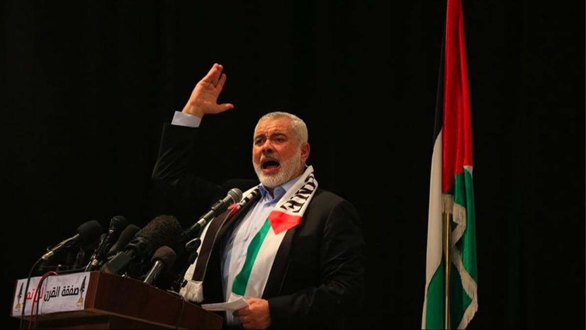 Hamas lideri Heniyye: 'Filistin'den vazgeen hibir anlamay kabul etmeyeceiz'