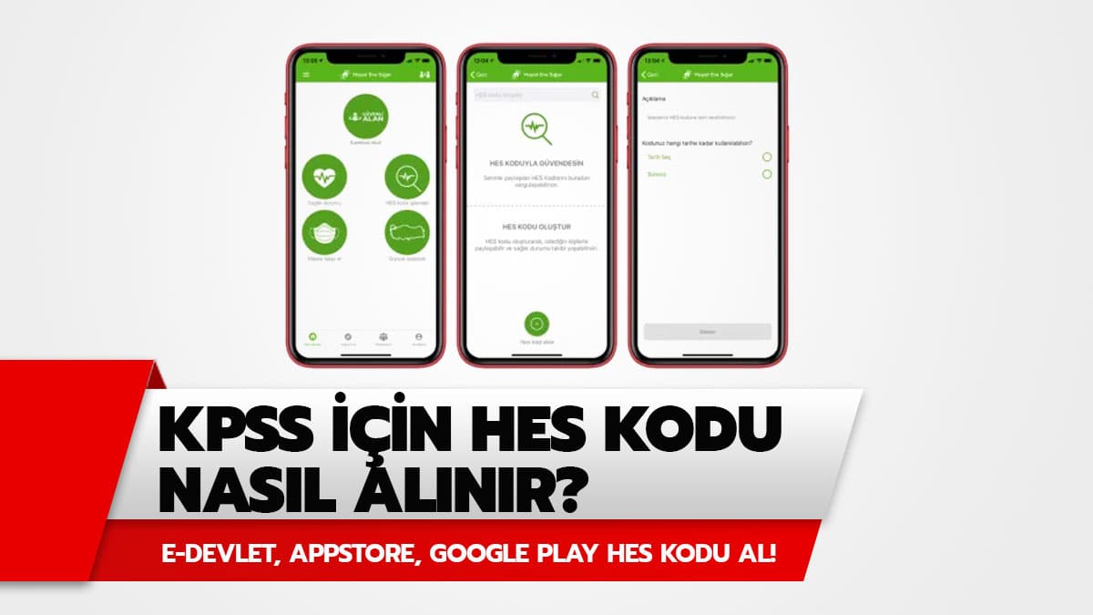 KPSS i�in HES kodu nas�l al�n�r?