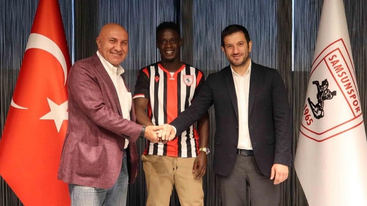 Ad Beikta'la anlan Edwin Gyasi Samsunspor'a transfer oldu