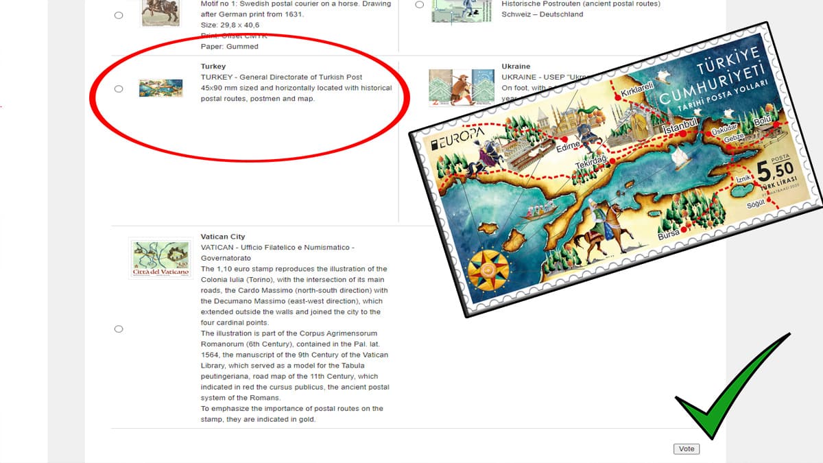 �En �yi Avrupa Pulu' Yar��mas�'nda, T�rkiye'ye destek olun