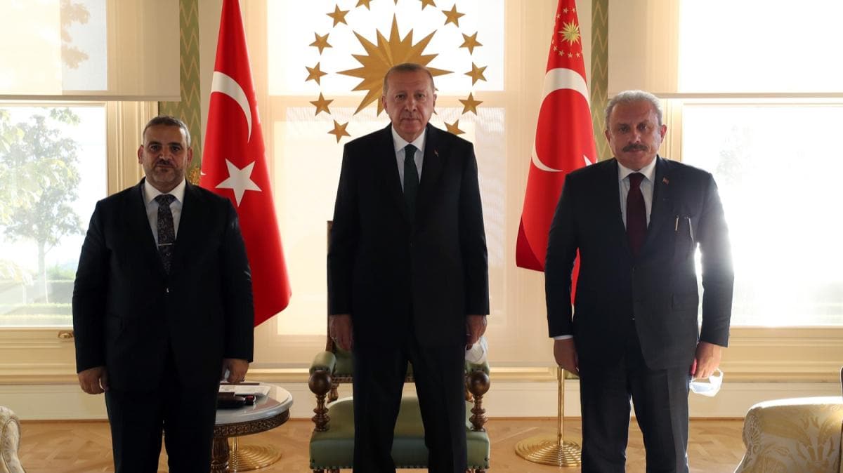 Cumhurbakan Erdoan, el-Meri'yi kabul etti
