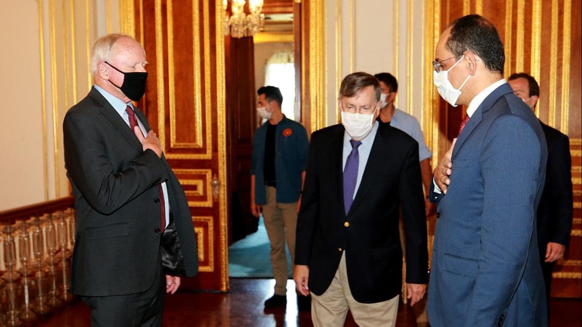 Cumhurbakanl Szcs Kaln, ABD'nin Suriye zel Temsilcisi Jeffrey ile grt: Trkiye'nin kararll ifade edildi