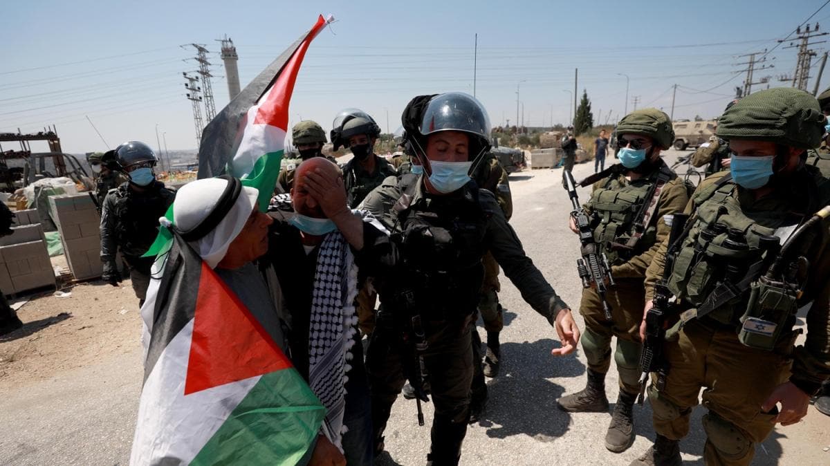 Filistinliler, Dou Kuds'te srail'e tepki gsterdi