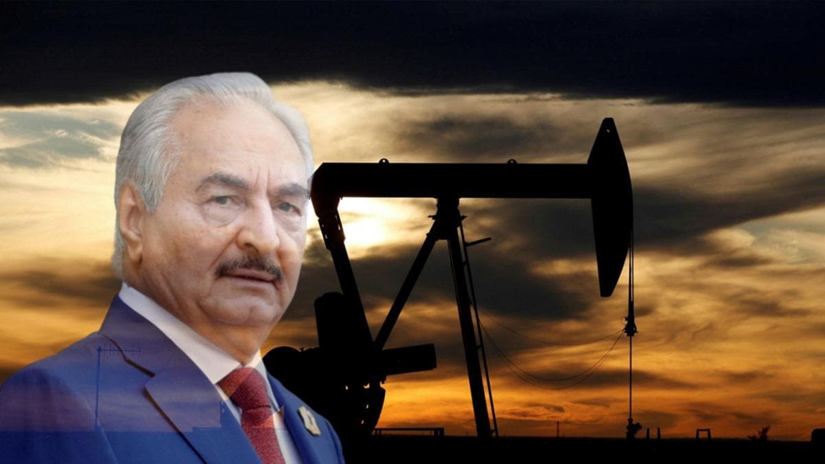 Hafter'den petrol blokaj!  Libya'nn zarar 9 milyar dolar