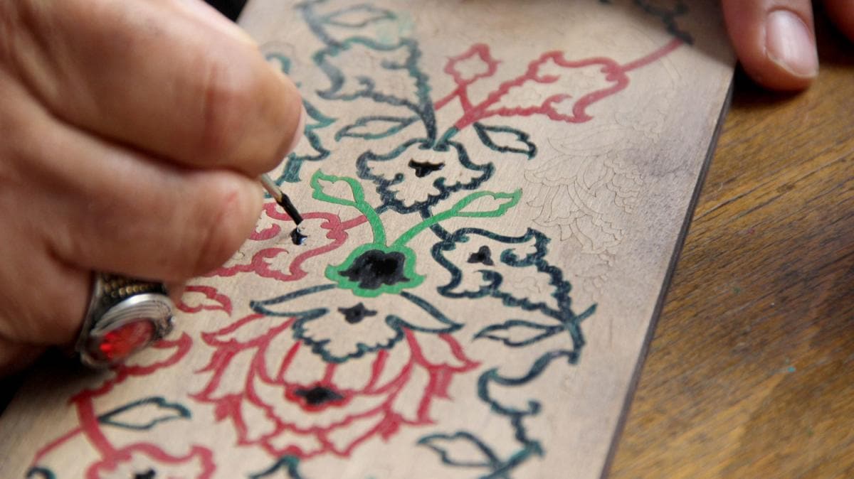 Osmanl ssleme sanatn renmek iin kilometrelerce yol gidiyor