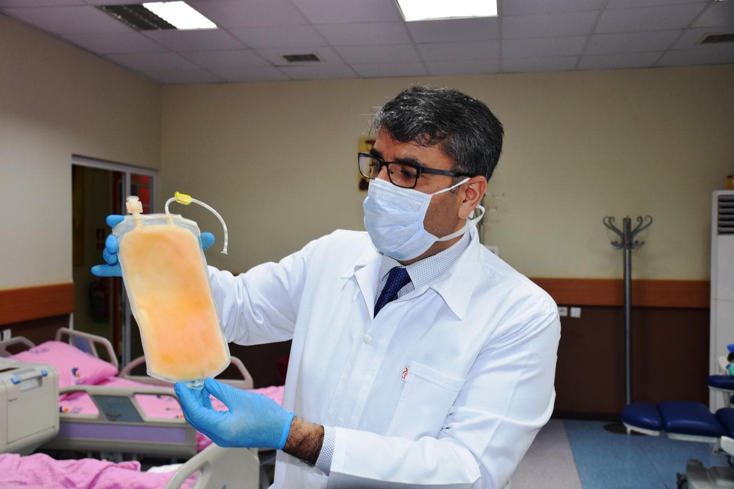 lk uygulanan immn plazma nakliyle 200 kii salna kavutu