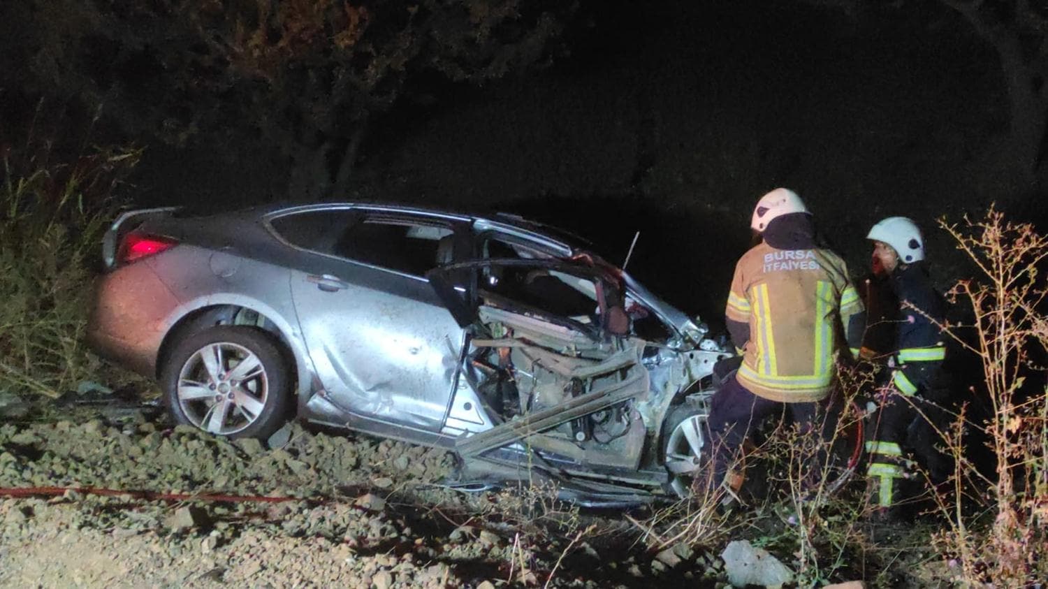 Bursa'da trafik kazas:1 l, 1 yaral