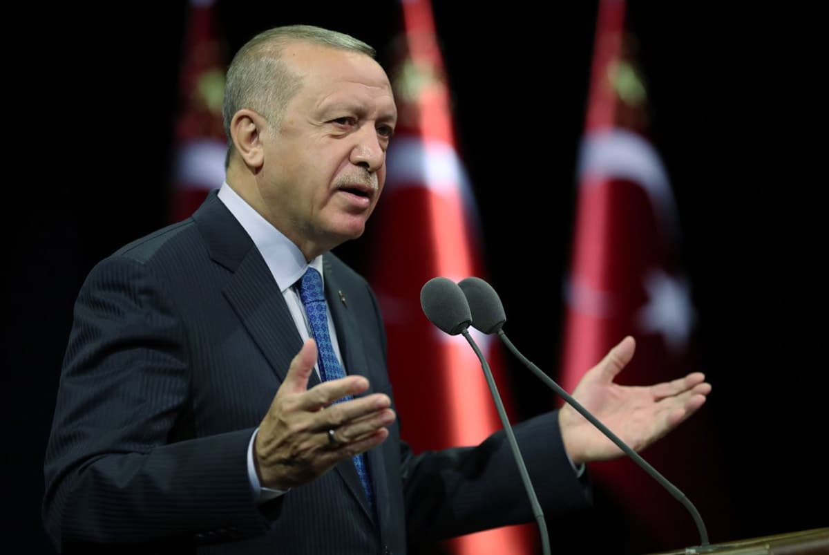 Merkel'le g�r��en Ba�kan Erdo�an'dan Do�u Akdeniz a��klamas�