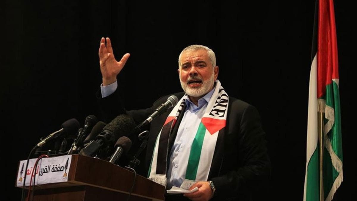 Hamas lideri Heniyye: Filistin, ABD-srail ortaklnda  tuzakla kar karya