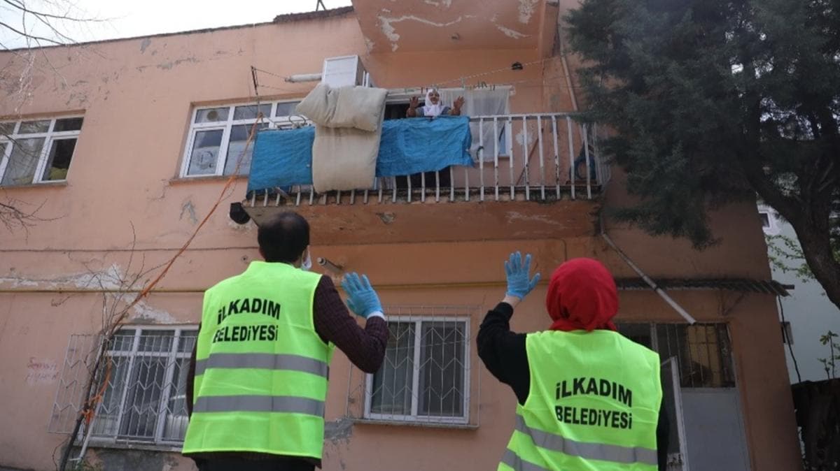 Malatya'da bir mahalle Kovid-19 nedeniyle karantinaya alnd