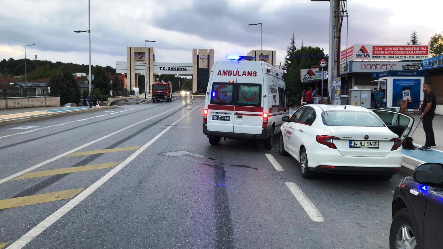 Restoran�n havaland�rmas� yand�, 1 ki�i dumandan etkilendi