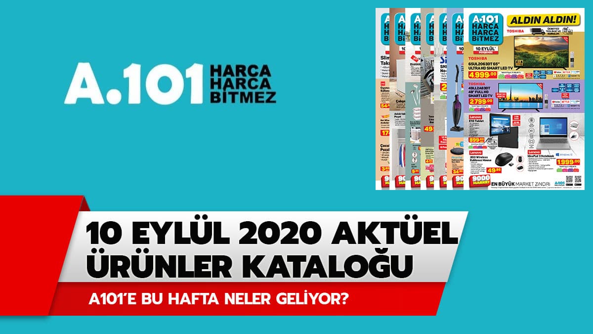 A101 10 Eyl�l 2020 akt�el �r�nler katalo�u yay�nland�!