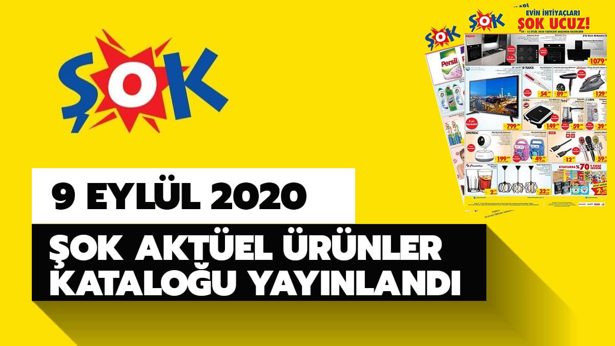�OK 9 Eyl�l 2020 akt�el �r�nler katalo�u yay�nland�!
