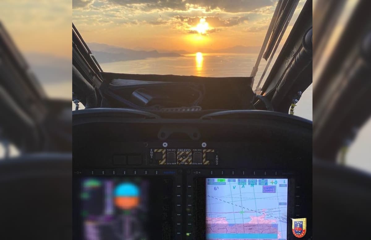 Atak helikopter pilotundan Van jesti