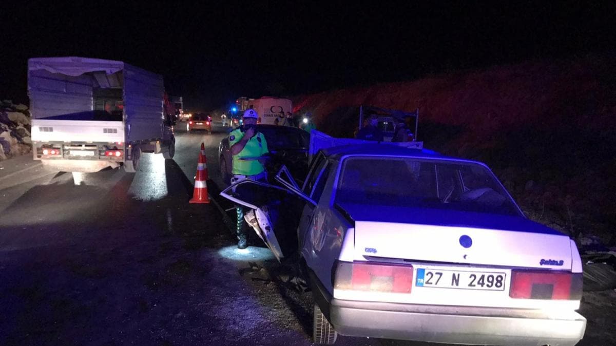 Gaziantep'te feci kaza! ok sayda l ve yaral var