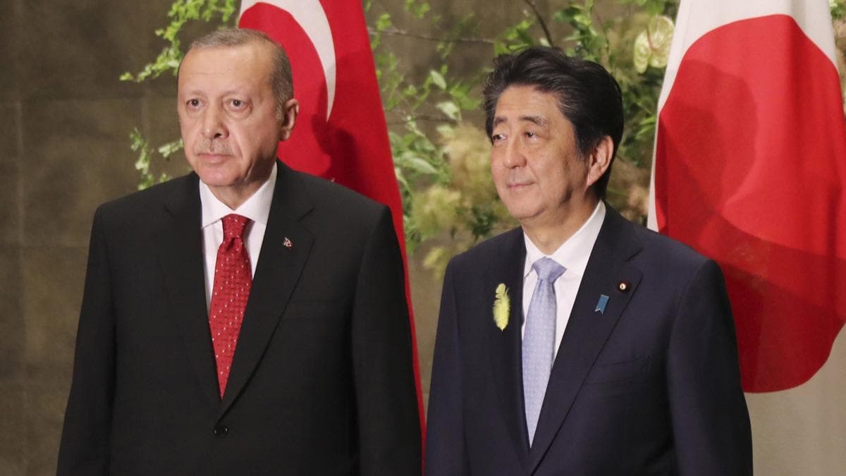 Cumhurbakan Erdoan, Japonya Babakan Abe ile grt