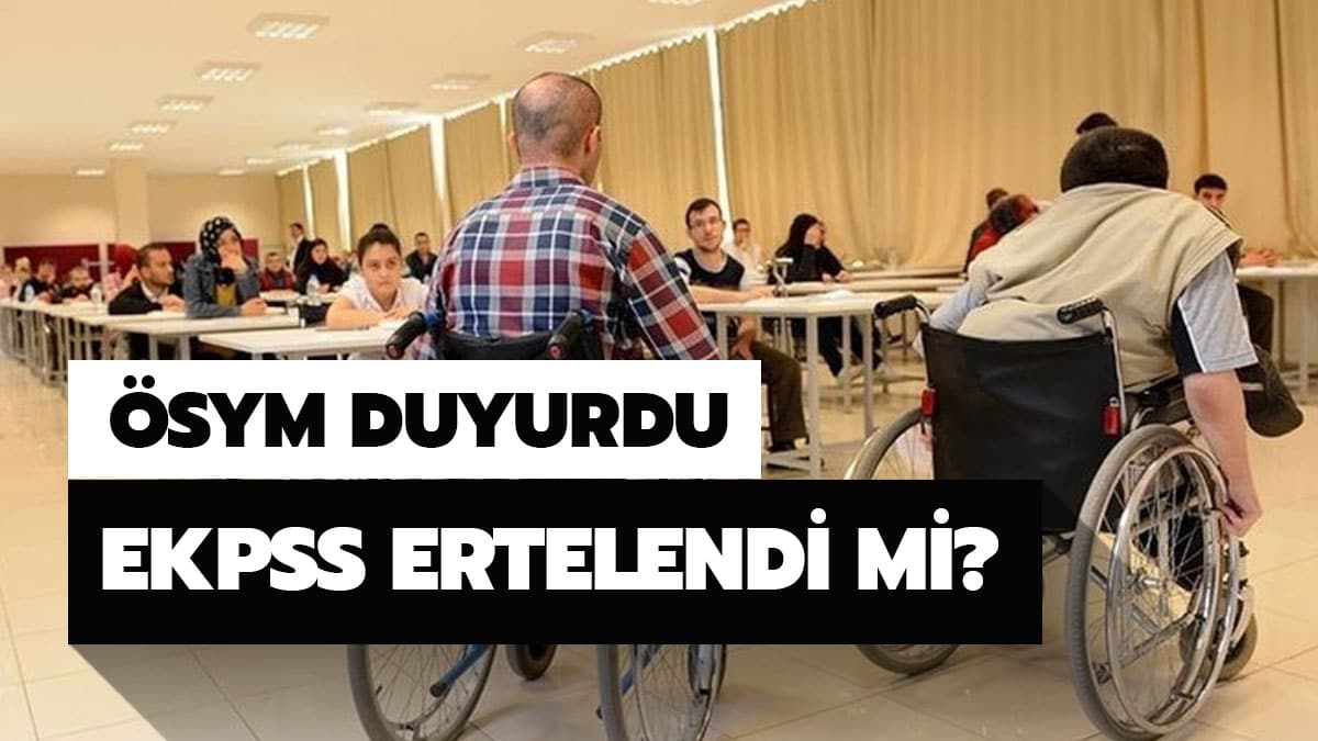 EKPSS ertelendi mi?