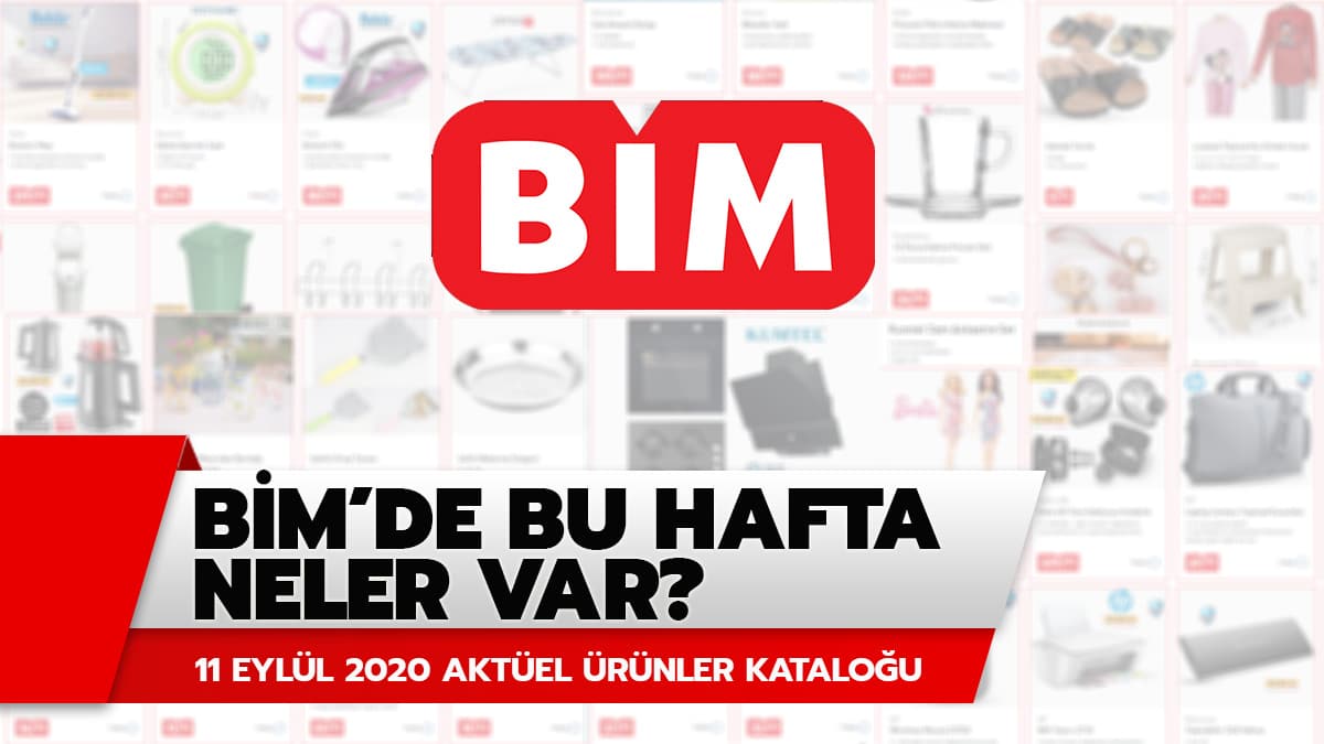 B�M'de bu hafta neler var? 11 Eyl�l 2020 akt�el �r�nler katalo�u