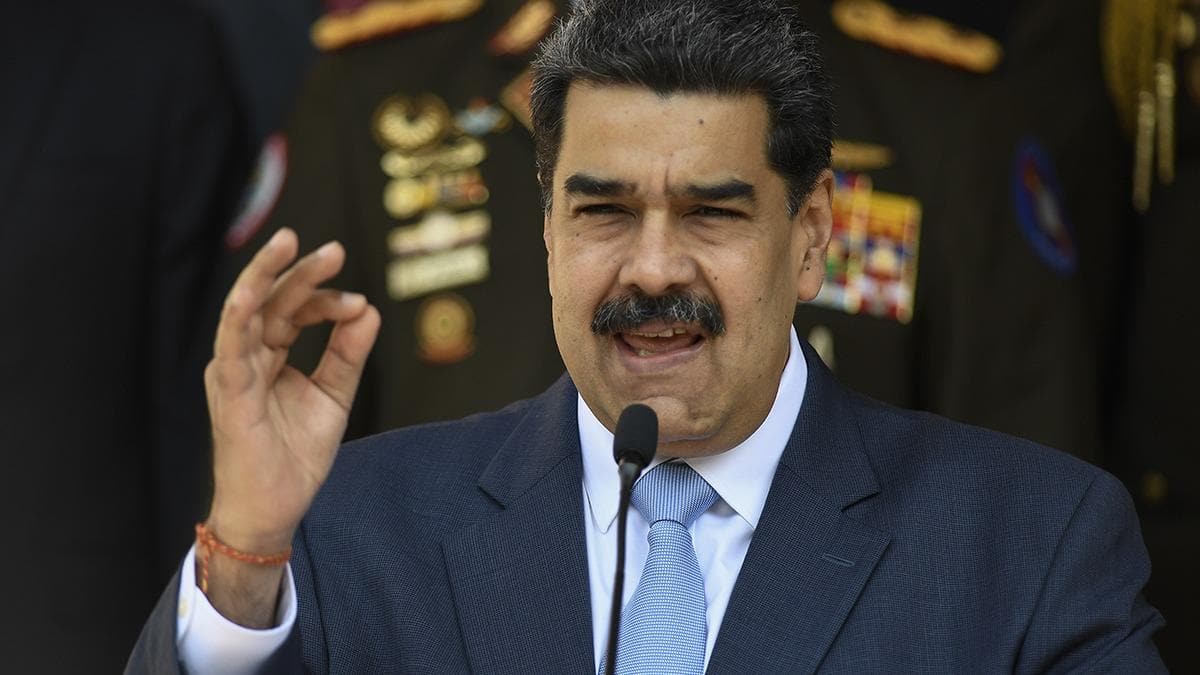 Maduro canl yaynda aklad: ABD'li bir casusu yakaladk