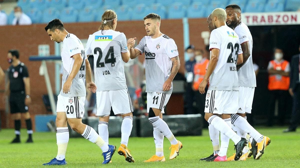 4 gol 1 krmz kart! Ma sonucu: Trabzonspor 1-3 Beikta