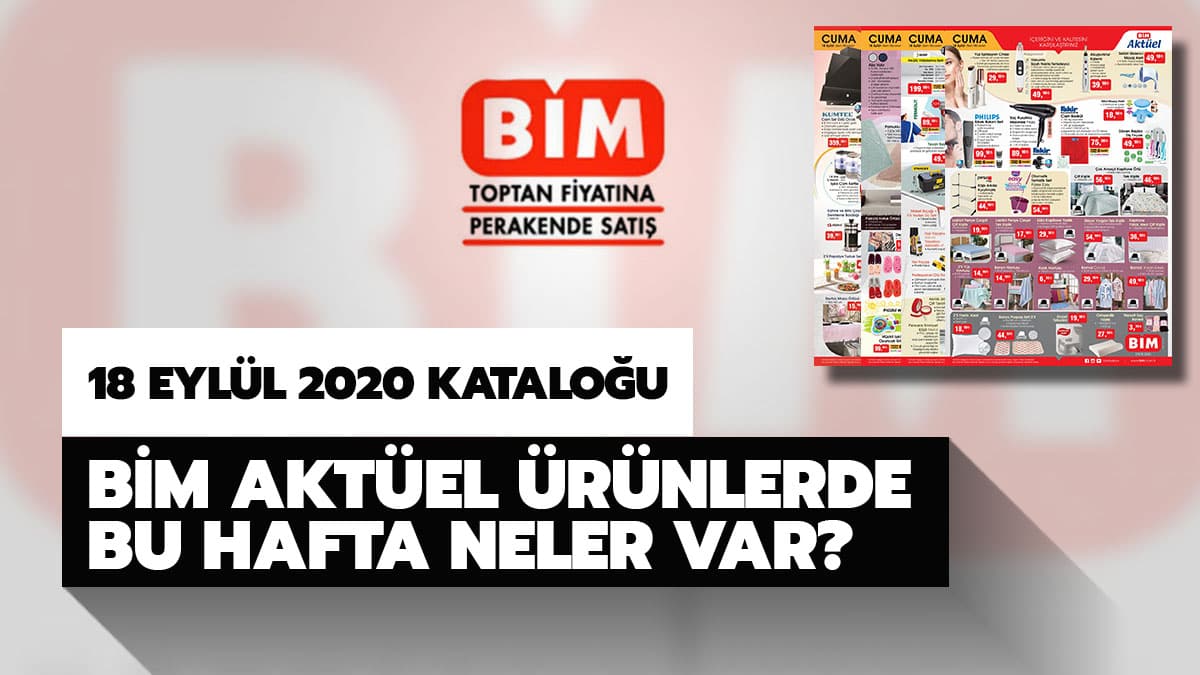 B�M 18 Eyl�l 2020 akt�el �r�nler katalo�u yay�nland�!