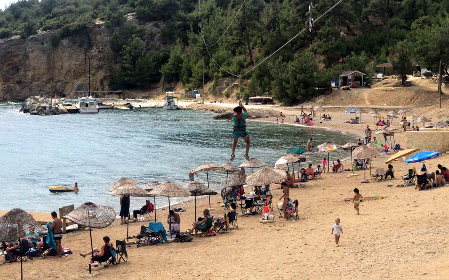 Saros'ta turizm hareketlilii sryor: Akn akn geliyorlar