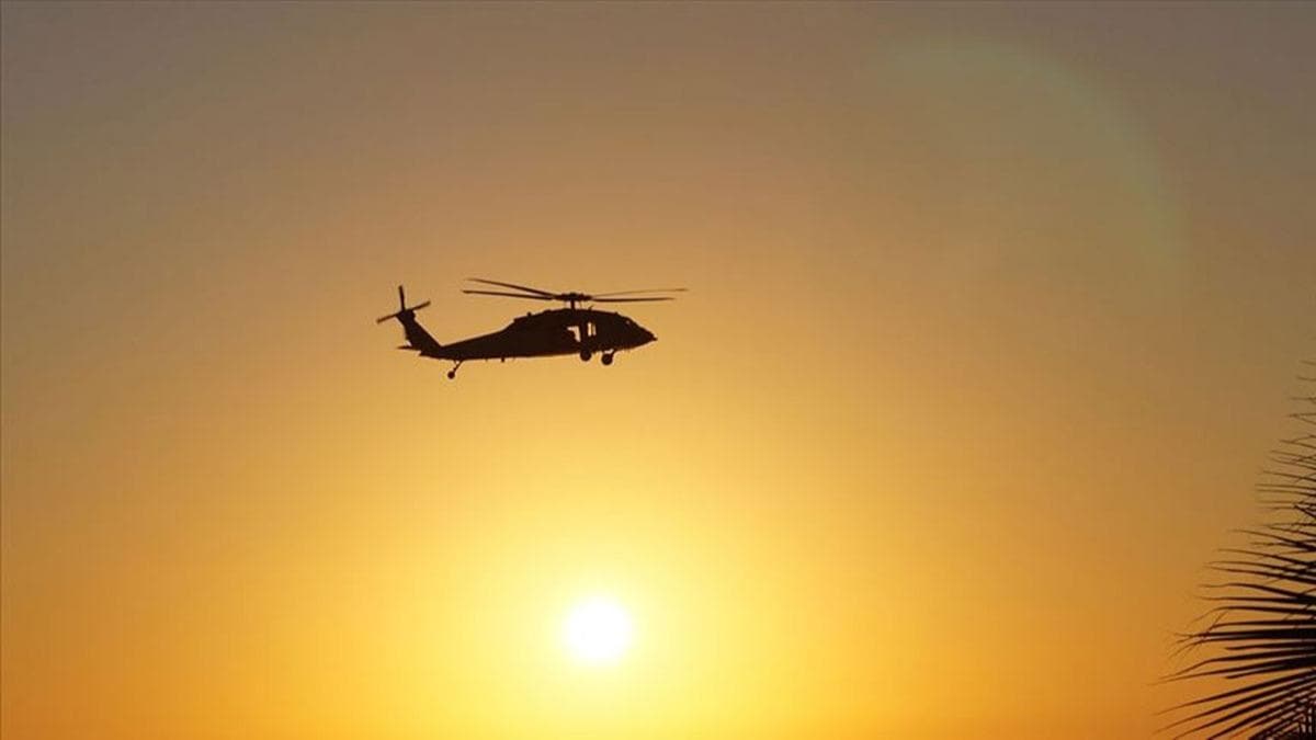 Suriye'de ABD'ye ait askeri helikopter dt iddiasna yalanlama