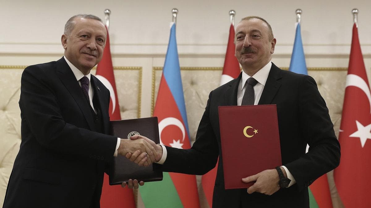 Azerbaycan Cumhurbakan Aliyev'den Bak'nn kurtuluunun 102. yldnmn dolaysyla Cumhurbakan Erdoan'a mektup