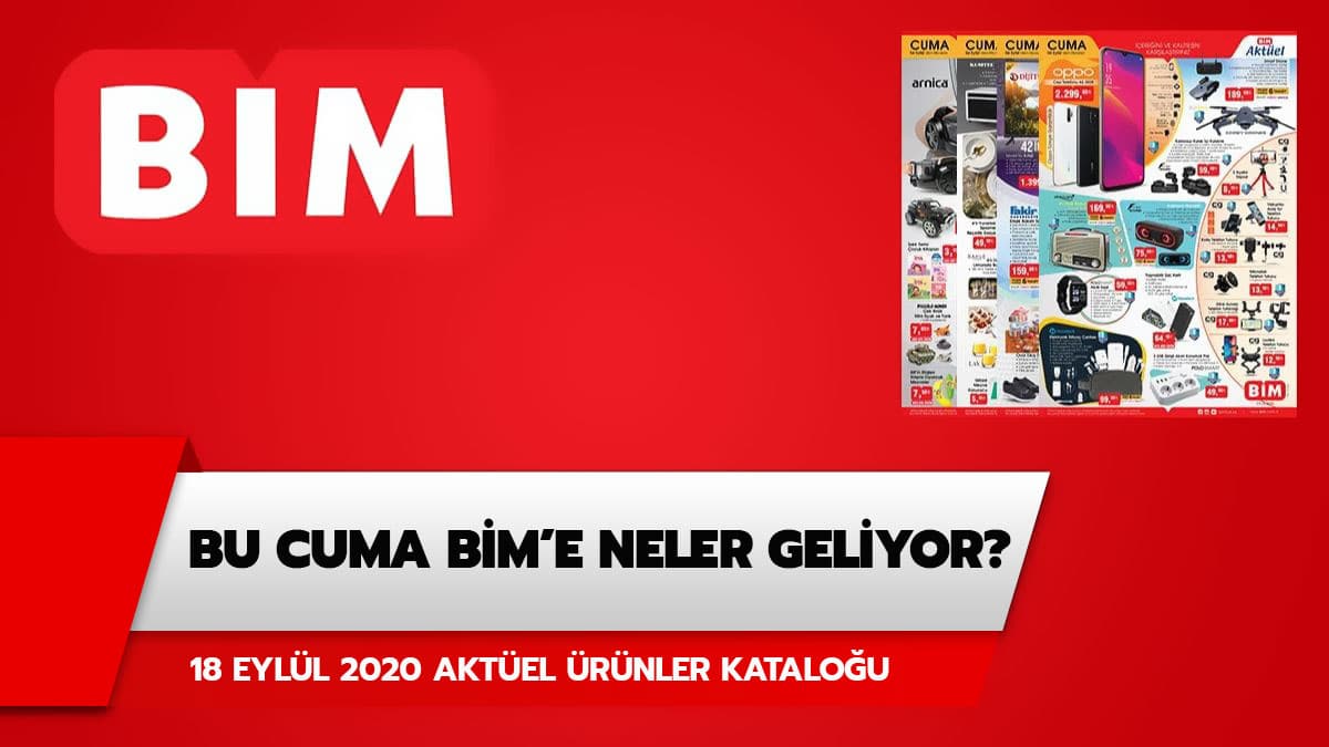 B�M 18 Eyl�l 2020 katalo�u akt�el �r�nler sat��ta!