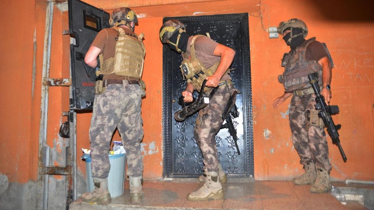 Adana'da afak operasyonu
