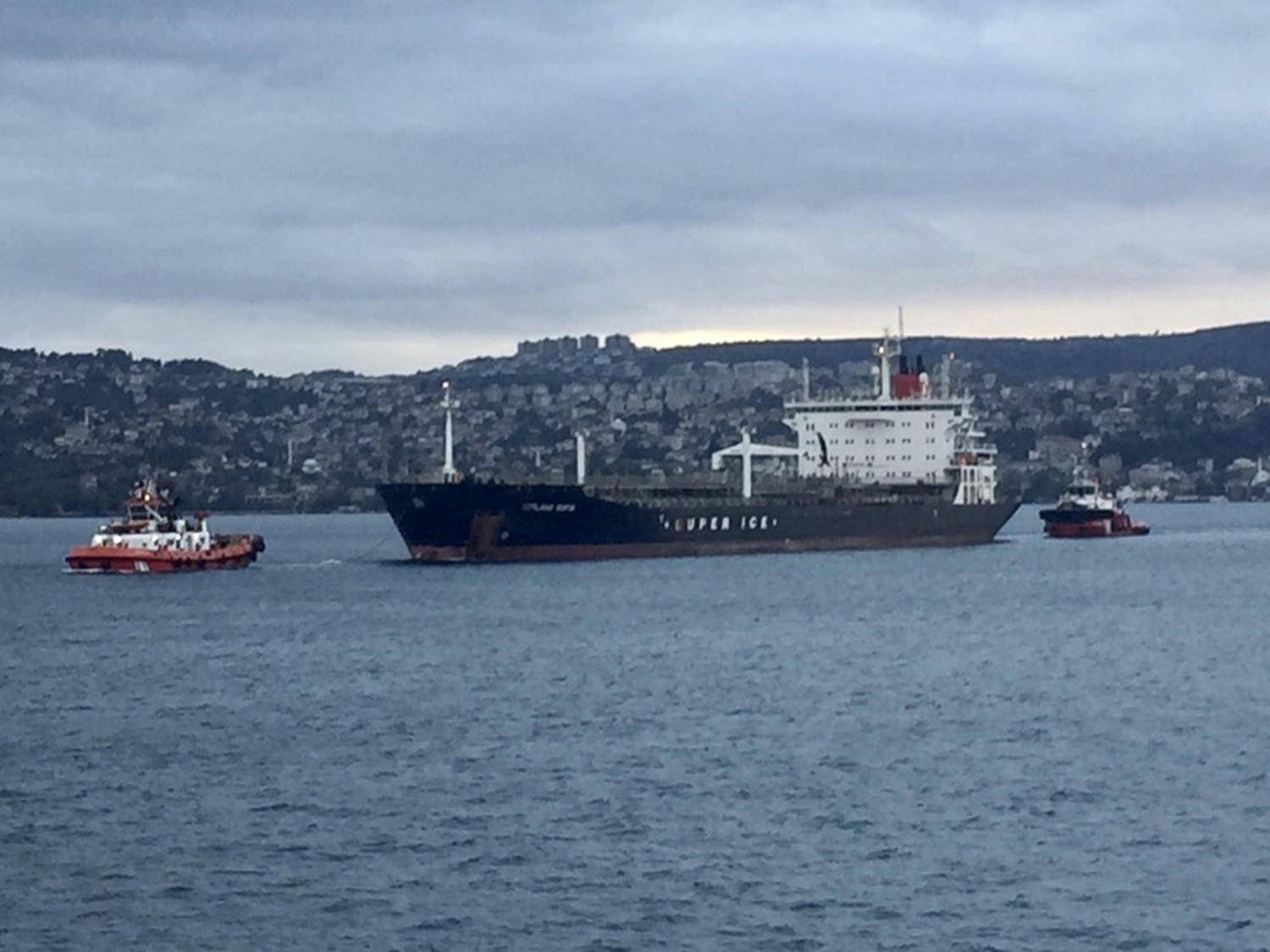 �stanbul Bo�az�'nda korkutan anlar