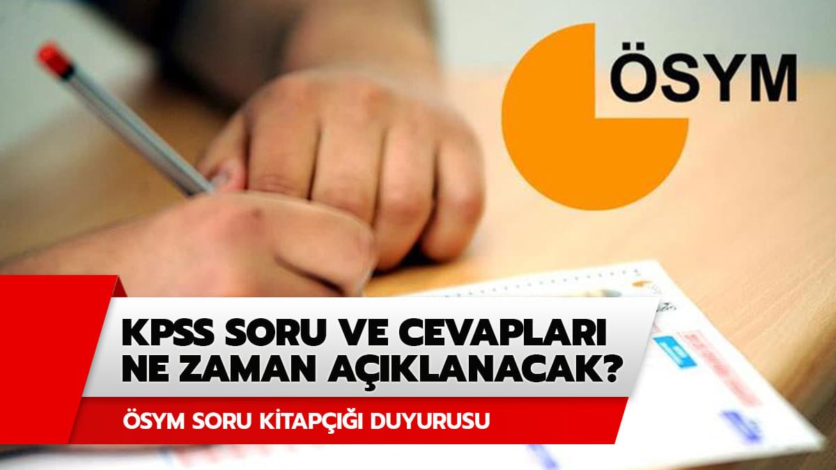 KPSS ABT cevaplar soru kitap yaynland m?