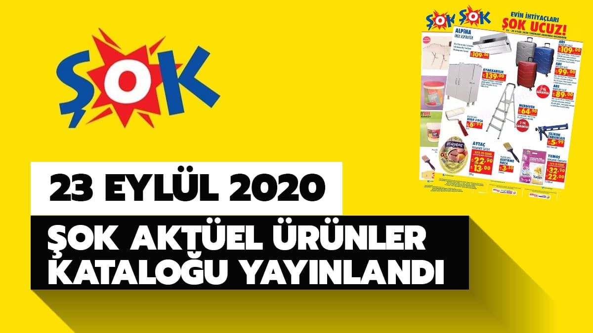 OK 23 Eyll 2020 aktel rnler katalou yaynland!