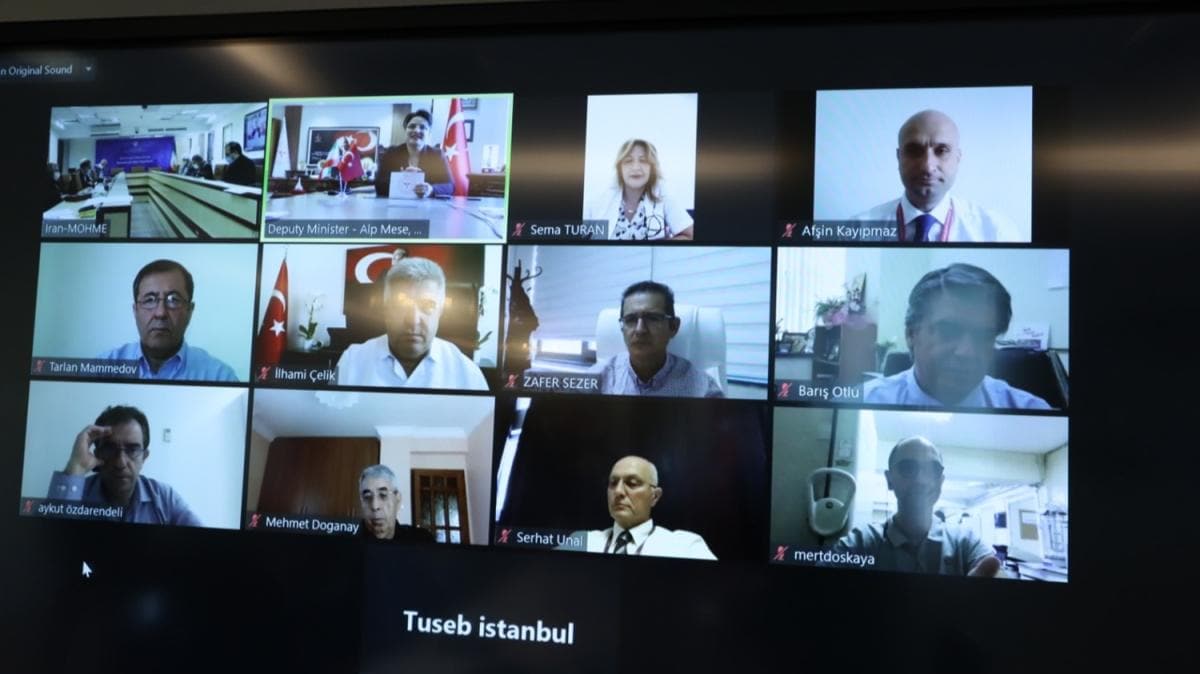 Trkiye ve ran Bilim Kurulu yeleri video konferans araclyla toplant yapt