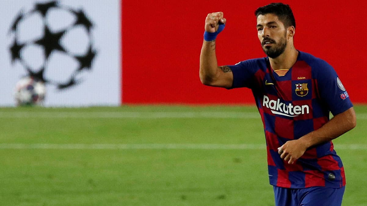 Luis Suarez resmen Atletico Madrid'de