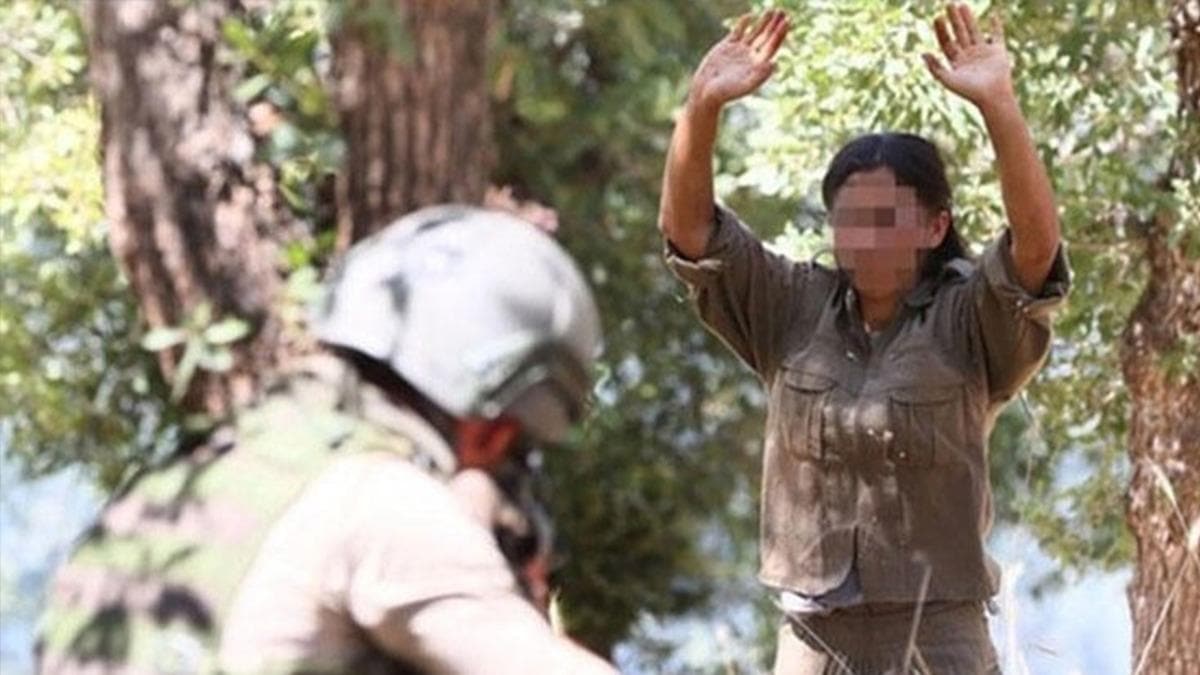 Terr rgt PKK'da zlme sryor: 1 terrist teslim oldu