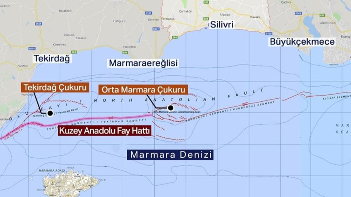 Deprem uzman uyard: Marmara Denizi'ndeki fay aktif