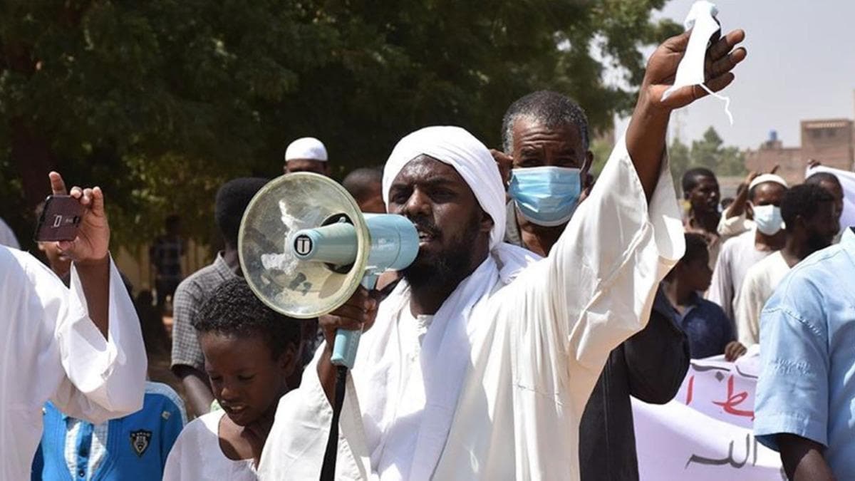 Sudan'da srail ile normalleme protestolar